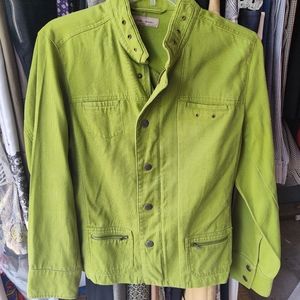 Relaxed brushed twill jacket